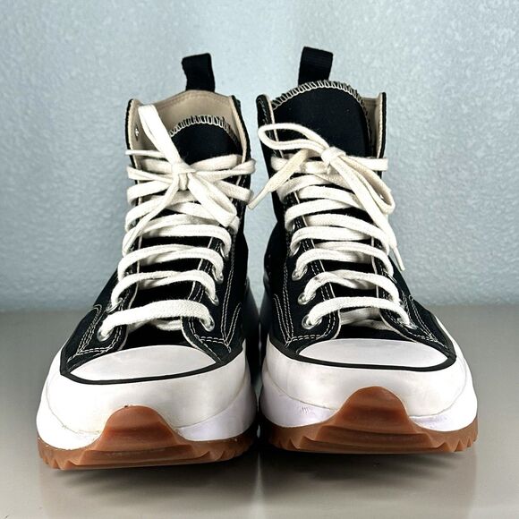 Converse Run Star Hike Men's Size 10 Black High Top Sneakers Shoes 166800C - Picture 2 of 16